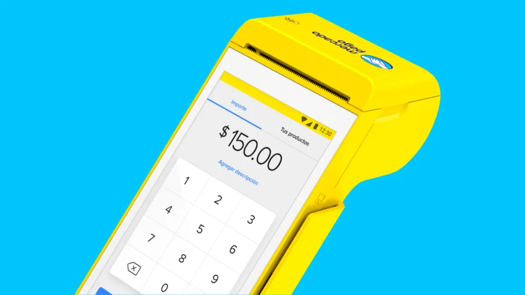 Interfaz de la Point Smart 2 de Mercado Pago